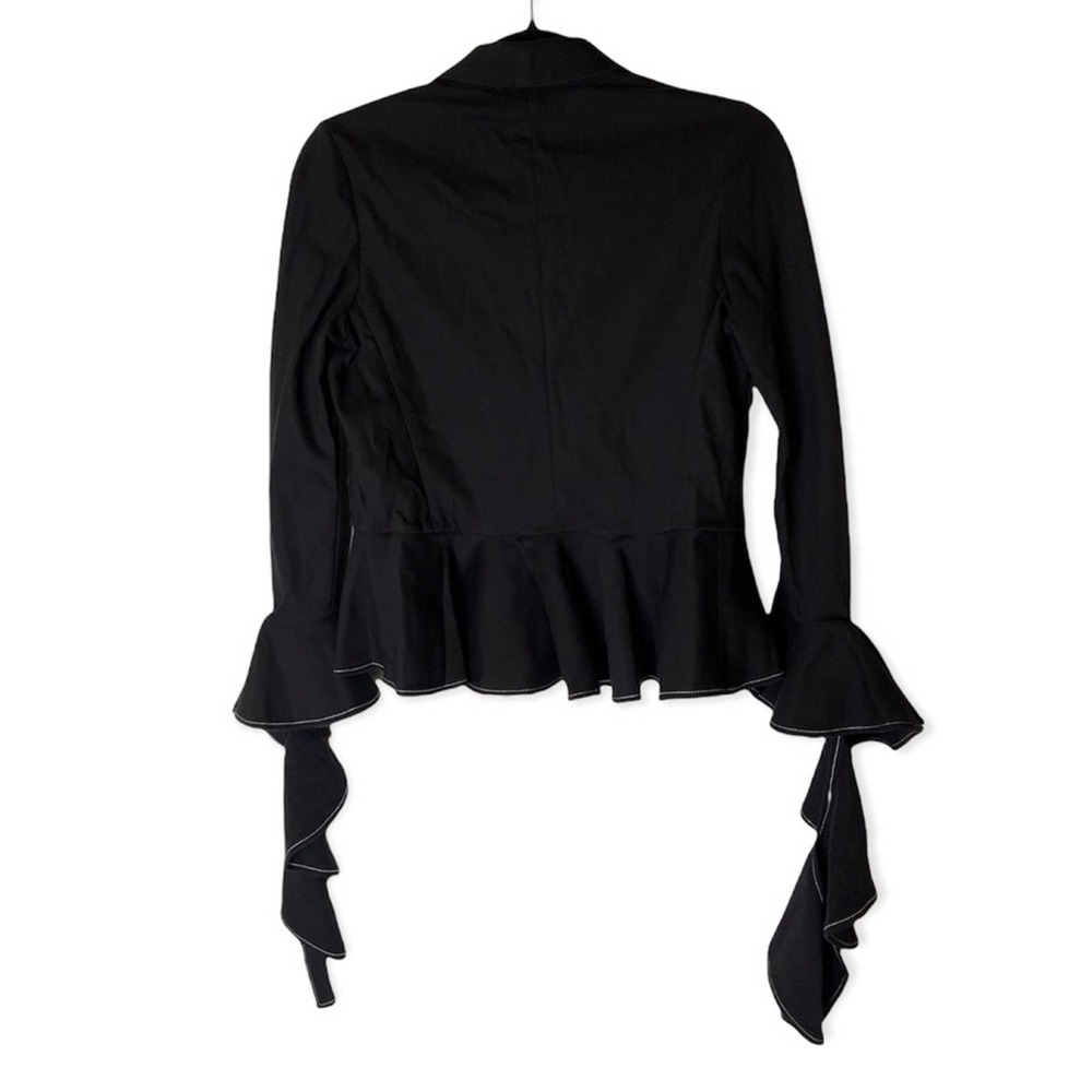 Alexis Black Ruffled Blazer - Picture 6 of 6